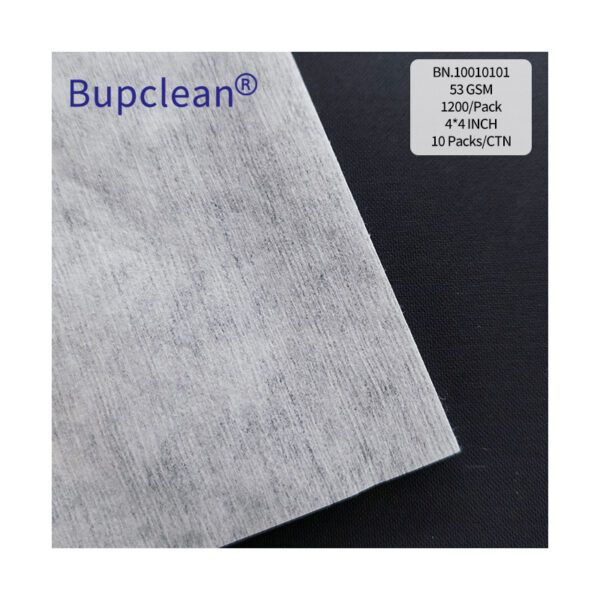 BN.10010101 1200 Sheets/Pack 53gsm Lint-Free Polyester Wipes