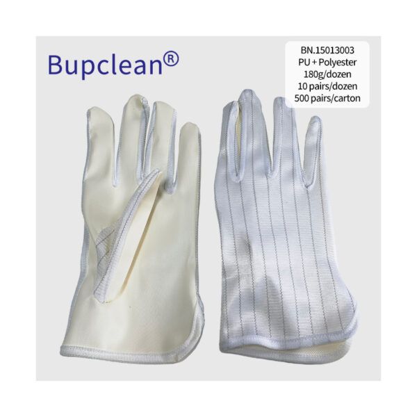 PU Coated Polyester ESD Gloves